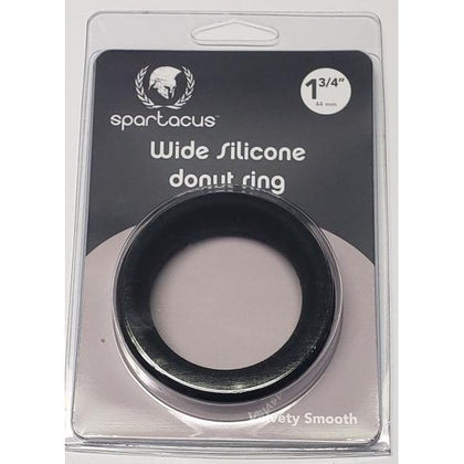 Spartacus Wide Silicone Donut Ring Black 1.75