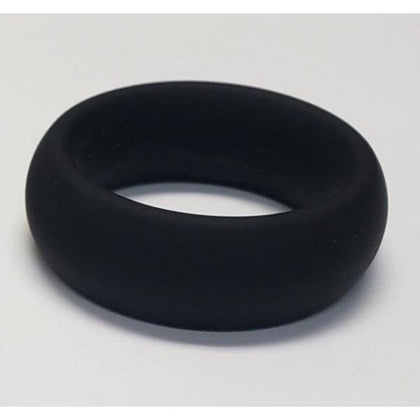 Spartacus Wide Silicone Donut Ring Black 2