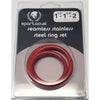 Introducing the SensaSteel Red Stainless Steel C-Ring Set - Model 2023: A Premium Male Pleasure Accessory for Enhanced Intimacy - Adult Naughty Store