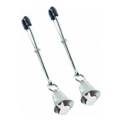 Introducing the Bell Nipple Clamps With Tweezer Tip: The Ultimate Pleasure Enhancer for All Genders!
