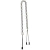 Luxurious Pleasure Co. Adjustable Tweezer Clamps with Llink Chain - Model ATC-2000 - Unisex Nipple Pleasure - Silver - Adult Naughty Store