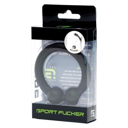 Sport Fucker Bullring Black Silicone Cock Ring - Model BF-2023 - For Men - Enhance Pleasure and Performance - Adult Naughty Store