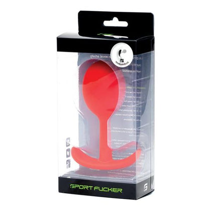 Sport Fucker Thunder Plug Red - Prostate Tapping Butt Plug for Men's Intense Pleasure (Model 2023)