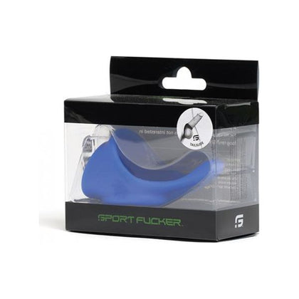 Sport Fucker Tailslide 2.0 Blue Ball Stretcher Cock Ring for Men's Anal Pleasure - Model SF-2023 - Adult Naughty Store