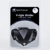 Leather V-Style Ball Divider for Men - Enhance Pleasure and Control