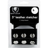 Erosphere Premium 3 Inch Black Snap-On Ball Stretcher for Men's Intimate Pleasure