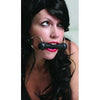 Black Silicone Bit Gag - Model X123: Comfortable and Quiet Pleasure for All Genders