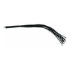 Leather Elegance 20in Thong Whip - Model W-1001 - Unisex - Sensual Impact Play - Black - Adult Naughty Store