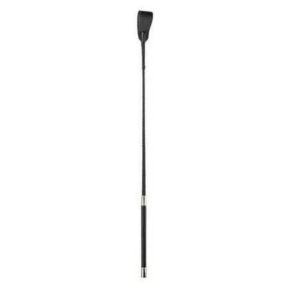 Introducing the Equestrian Pleasure Collection: 18-Inch Medium Tip Riding Crop in Black
