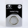 Introducing the C Ring 1 1-2in 1.5 Nickel Metal Cock Ring for Men - Enhance Pleasure with Style! - Adult Naughty Store