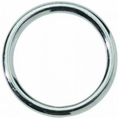 Introducing the C Ring 1 1-2in 1.5 Nickel Metal Cock Ring for Men - Enhance Pleasure with Style!