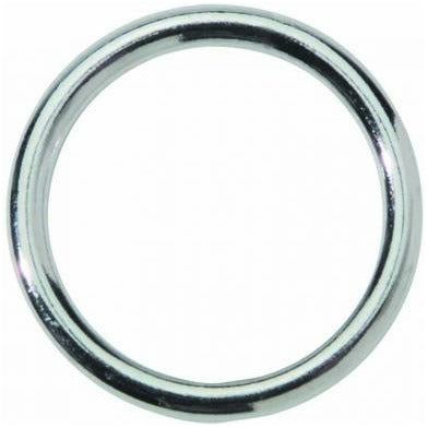 Introducing the C Ring 1 1-2in 1.5 Nickel Metal Cock Ring for Men - Enhance Pleasure with Style! - Adult Naughty Store