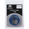 Spartacus Blue Rubber C Ring Set - Model RCR-3 - Male - Enhances Pleasure - Blue - Adult Naughty Store