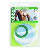 Introducing the Green Soft Rubber C Ring 1 1/4 Inch - Ultimate Pleasure for Him - Adult Naughty Store