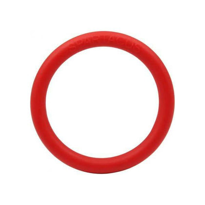 Red Passion 1.5 Inch Soft Rubber Cock Ring - Intensify Pleasure for Men and Women