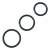 Spartacus Black Steel O-Ring Set for Men - Model X1, Nickel-Free - Enhance Pleasure and Style with Black Steel Cock Rings - Adult Naughty Store