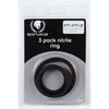 Introducing the Nitrile C Ring Set - Black: The Ultimate Pleasure Enhancer for All Genders - Adult Naughty Store