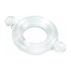 ClearFlex Double-Wide Elastomer Cock Ring - Model X2 | For Men | Enhanced Pleasure and Endurance | Clear - Adult Naughty Store