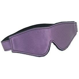 Spartacus Leathers Galaxy Legend Blindfold Purple - Luxurious Faux Leather Blindfold for Sensual Pleasure