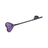 Spartacus Leathers Galaxy Legend Crop Heart Faux Leather Purple - Powerful BDSM Riding Crop for Dominant Pleasure - Adult Naughty Store