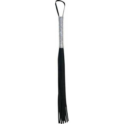 Sex and Mischief Sparkle Flogger Black: The Ultimate Vegan Leather Flogger for Sensual Pleasure - Adult Naughty Store