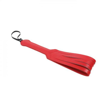 Sex & Mischief Amor Loop Paddle: Sportsheets BDSM Bondage Impact Play Whip SS09956 Red Vegan Leather Mistress Tool