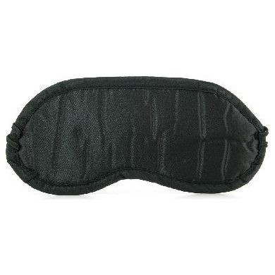 Sex & Mischief Satin Black Blindfold - Luxurious Double-Layered Satin Blindfold for Sensual Pleasure - Model SM-001 - Unisex - Enhance Intimacy and Explore New Sensations - Black