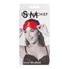 Sex & Mischief Amor Blindfold - Sensual Satin Love Blindfold for Enhanced Pleasure - Model SS10005 - Unisex - Perfect for Sensory Play - Vibrant True Red Color