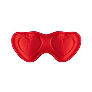 Sex & Mischief Amor Blindfold - Sensual Satin Love Blindfold for Enhanced Pleasure - Model SS10005 - Unisex - Perfect for Sensory Play - Vibrant True Red Color