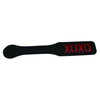 Sex and Mischief XOXO Paddle Black 12 Inches - Sensually Spank with Elegance and Intimacy - Adult Naughty Store