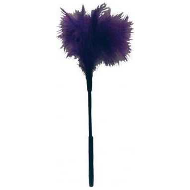 Sportsheets Sex & Mischief Feather Tickler 7in Purple - Sensual Tactile Play for Couples - Adult Naughty Store