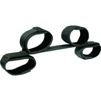 Fetish Fantasy Series Bondage Bar with Neoprene Velcro Cuffs - Model B24 - Unisex - Versatile Pleasure - Black - Adult Naughty Store