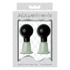 Sportsheets Sexperiments Nipple Sucker Clips - Model NSC-101 - Unisex Nipple Stimulation Toy for Enhanced Sensitivity and Pleasure - Black