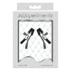 Sportsheets Sexperiments Nipple Clips - Multi-Use Adjustable Basic Clamps for Him or Her - Model NC-200 - Nipple Stimulation and More - Nickel Free Metal - Black - Adult Naughty Store