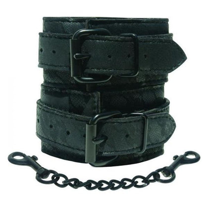 Sportsheets Sincerely Midnight Lace Cuffs - Sensual Restraint for Him and Her, Model MLC-001, Black - Adult Naughty Store