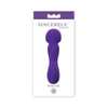 Sportsheets Sincerely Wand Vibe Purple - Powerful Rechargeable G-Spot Vibrator for Women - Adult Naughty Store