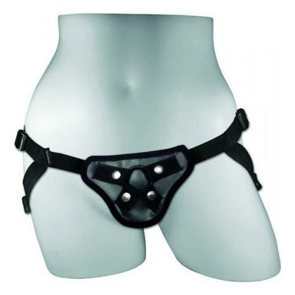 Sportsheets Entry Level Harness O-S Black - Beginner-friendly Strap-On Harness for Unisex Pleasure