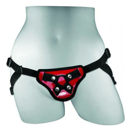 Sportsheets Entry Level Harness O-S Red - Comfortable and Versatile Strap-On Harness for Beginners
