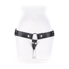 Sportsheets Montero Strap On Harness - Model MS-2021 | Unisex Faux Leather Strap-On for Sensual Pleasure - Black - Adult Naughty Store