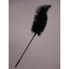 Introducing the Sensual Pleasure Ostrich Tickler Wand - Model ST-2001B:  A Luxurious Feather-Topped Delight for Ultimate Intimacy and Exploration!
