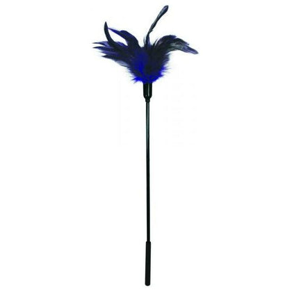 Introducing the Sensual Pleasures Violet Starburst Feather Tickler - Model ST-8, for Ultimate Pleasure and Delight! - Adult Naughty Store