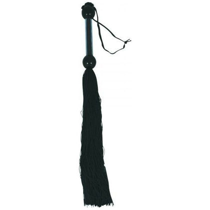 Black Latex Rubber Whip - Model 22 - Unisex - For Sensual Impact Play - BDSM Toy