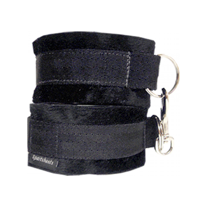 Sportsheets Soft Cuffs Black - Comfortable Wrist and Ankle Restraints for Sensual Pleasure
