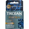 Trojan Bareskin Raw 3ct Latex Condoms - Ultra-Thin Pleasure Enhancers for Couples - Model X3-567 - For Men and Women - Intensified Sensation - Translucent - Adult Naughty Store