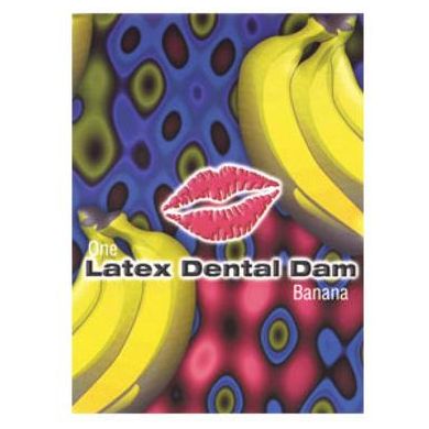 Introducing the SensaDent Banana Flavored Latex Dental Dam - Model DD-2001, Unisex, Oral Pleasure Barrier, Yellow