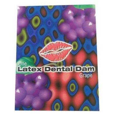 Introducing the SensaDent Grape Flavored Latex Dental Dam - Model D-101: Enhance Your Oral Pleasure Safely and Deliciously!