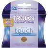 Trojan Vibrating Ultra Touch Finger Vibe - Intense Pleasure for Both Genders - 2-in-1 Bullet and Fingertip Massager - Waterproof - Model UT-500 - Deep Purple - Adult Naughty Store