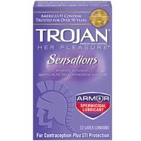 Trojan Her Pleasure Sensations Armor Spermicidal Condoms 12 Pack

Introducing the Trojan Her Pleasure Sensations Armor Spermicidal Condoms 12 Pack: Enhancing Pleasure and Protection for Women