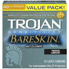 Trojan Sensitivity Bareskin Lubricated Condoms - Ultra-Thin Latex Protection for Intimate Pleasure - Model: BareSkin 24 - For Enhanced Sensation and Intimacy - Transparent