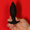 Tantus Neo Black Silicone Anal Plug - Model T2021 - Unisex Pleasure - Intense Sensations - Jet Black - Adult Naughty Store